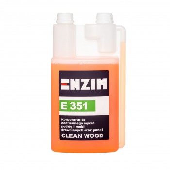 E 351 – koncentrat do codziennego mycia podłóg i mebli drewnianych oraz paneli CLEAN WOOD 1l